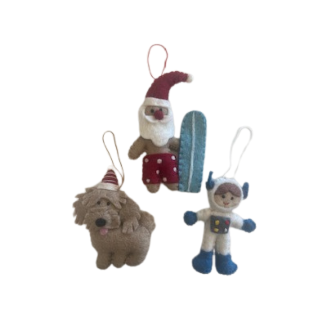 Pashom Felt Christmas Decorations Various