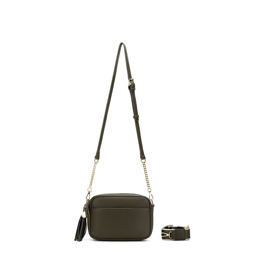 Indie Cross Body Bag - Dark Olive