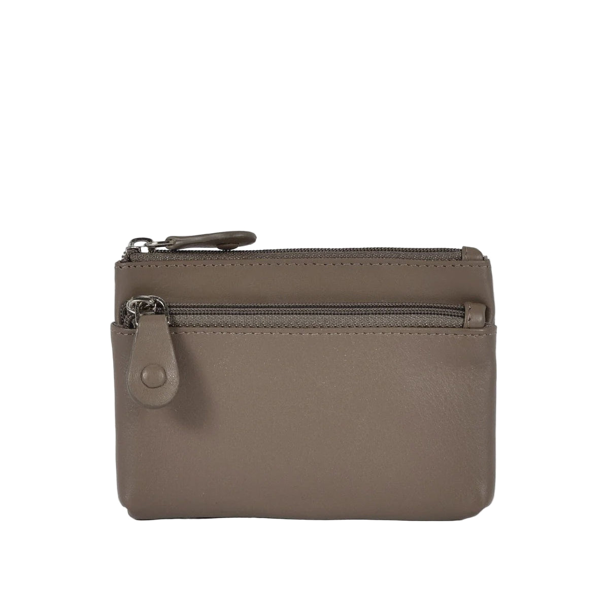 Leather Coin Purse - Jas | Taupe