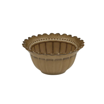 Detailed Ceramic Bowl - Natural