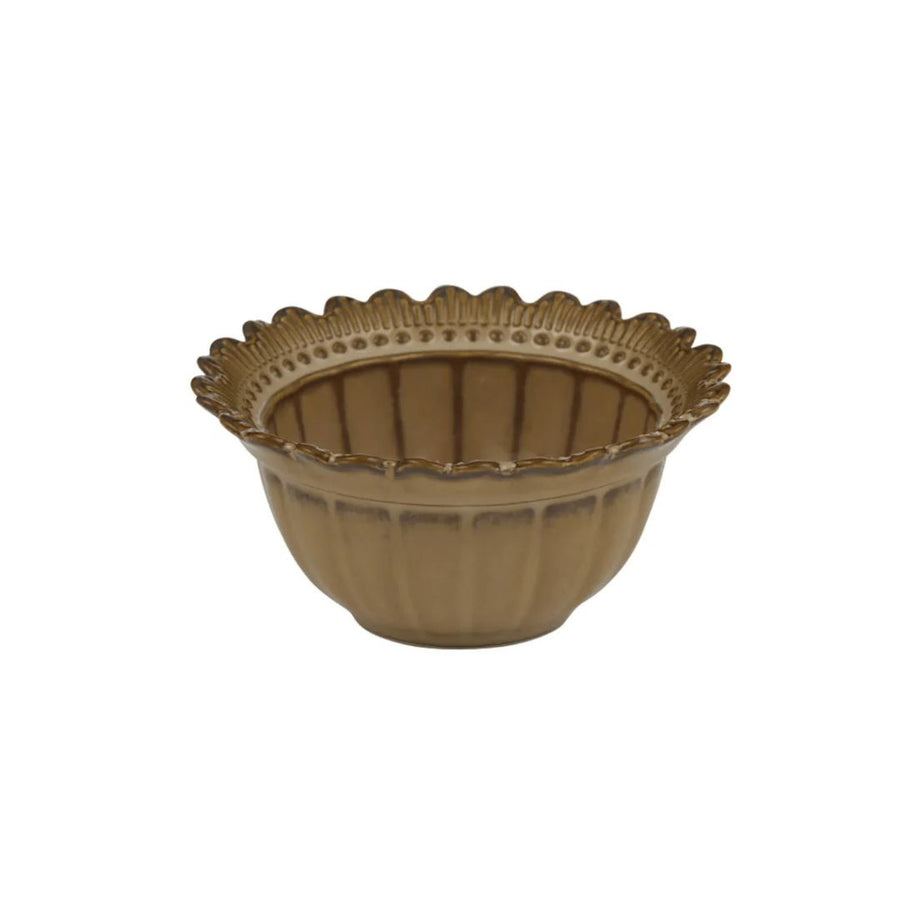 Detailed Ceramic Bowl - Natural