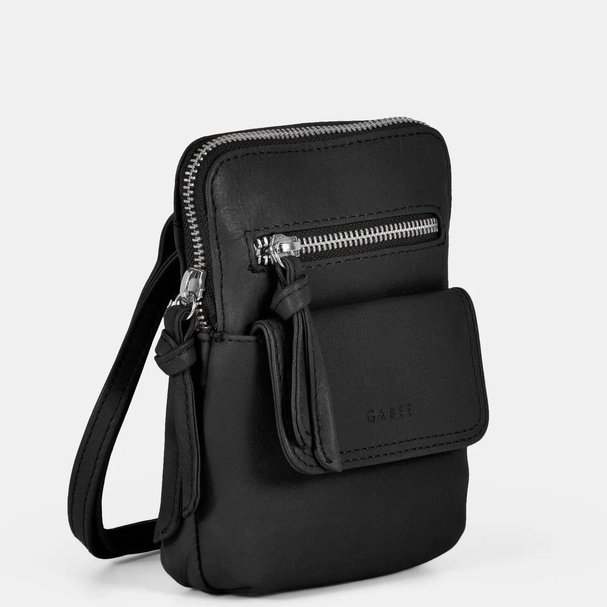 Leather Mini Cross Body - Lauren | Black
