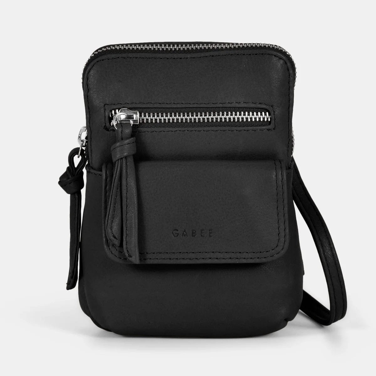 Leather Mini Cross Body - Lauren | Black