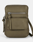 Leather Mini Cross Body - Lauren | Olive
