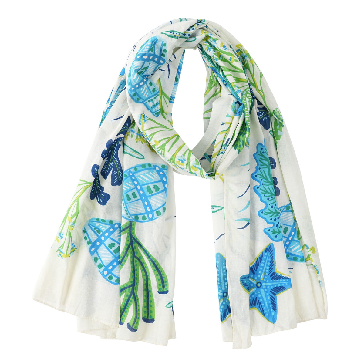 Marine Scarf - Blue