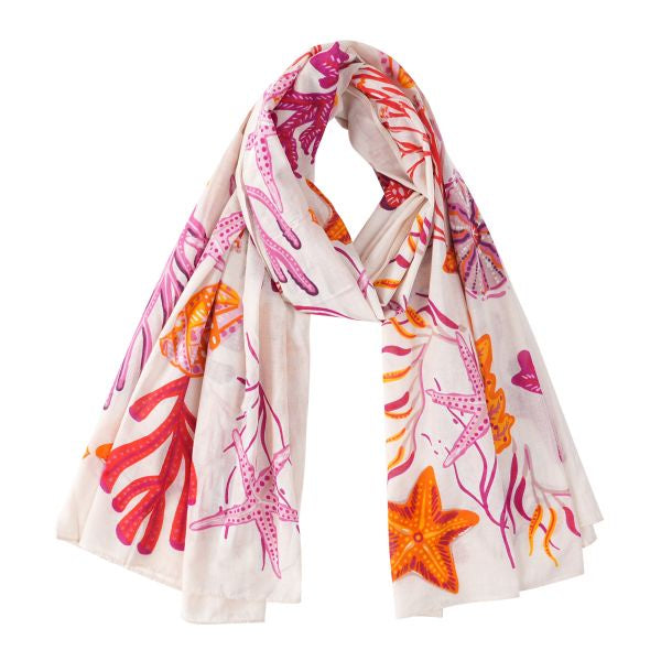 Marine Scarf -Pink