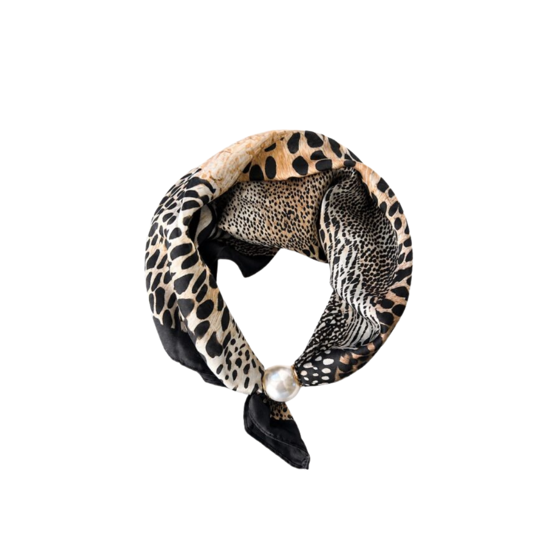 Pearl Fasten Neck Tie - Natural Instinct