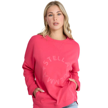 Newport Pocket Crew Sweater - Raspberry