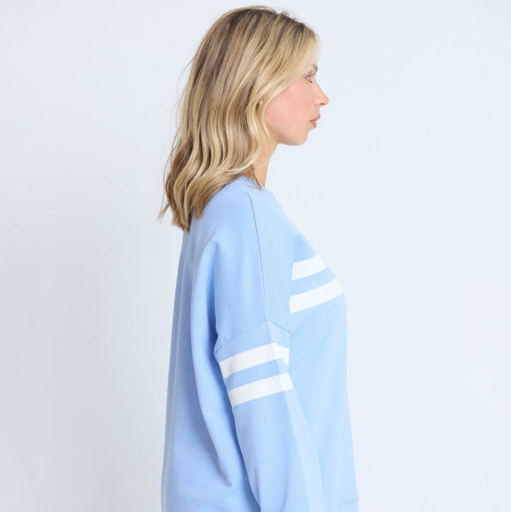 Newport Sweater - Cornflour