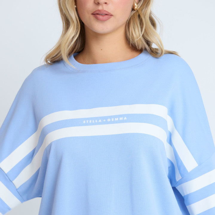 Newport Sweater - Cornflour