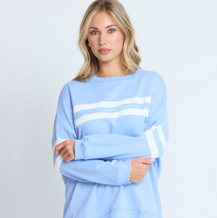 Newport Sweater - Cornflour