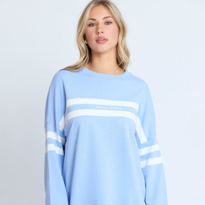Newport Sweater - Cornflour