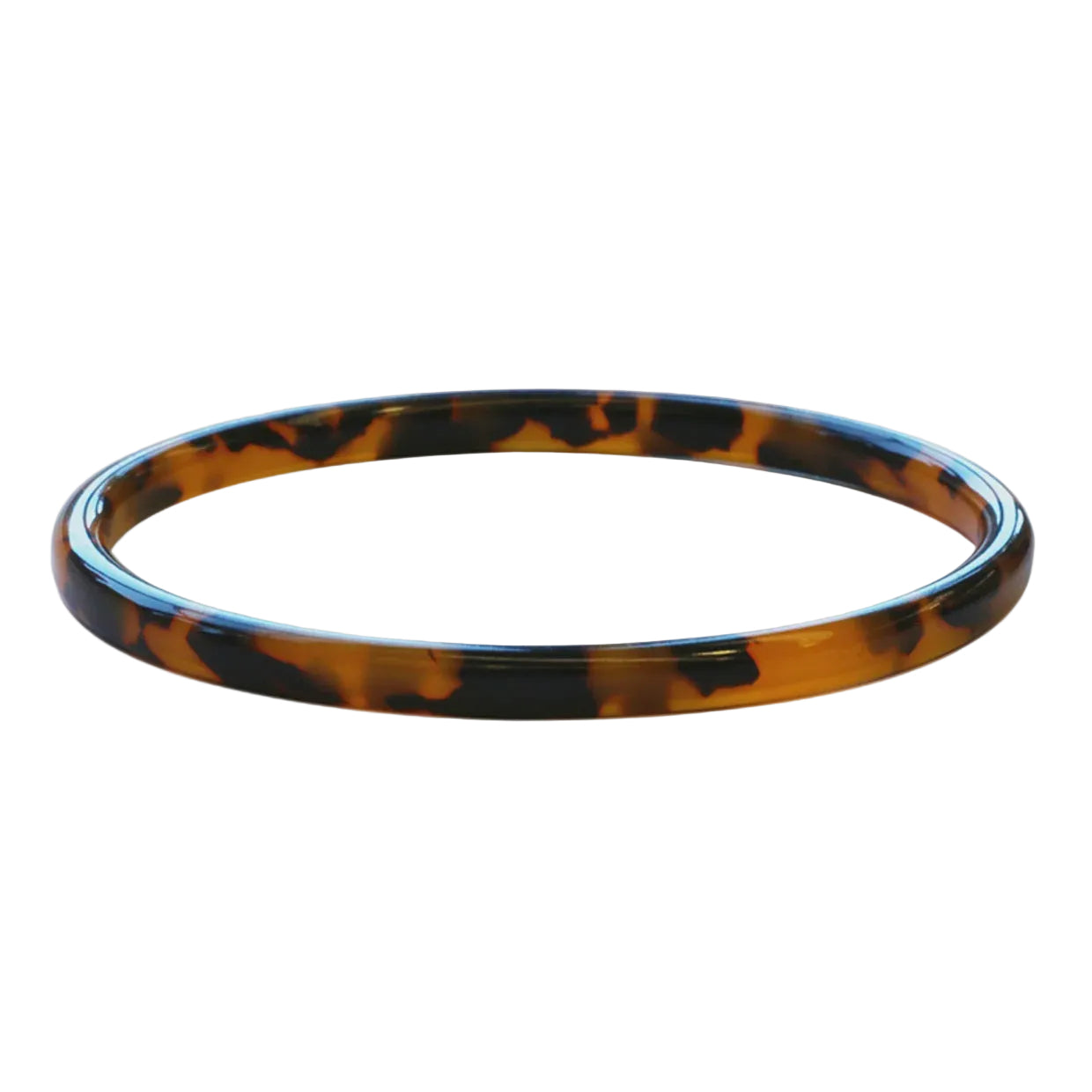 Tortoise Shell Resin Bangle