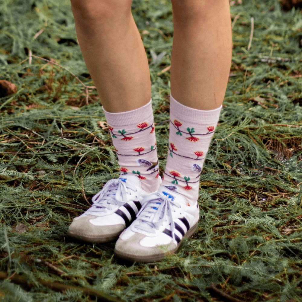 Lamington Lafitte Women's Socks - Crew | Pohutukawa
