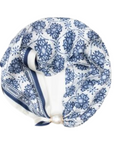 Pearl Fasten Neck Tie - Porcelain Cross