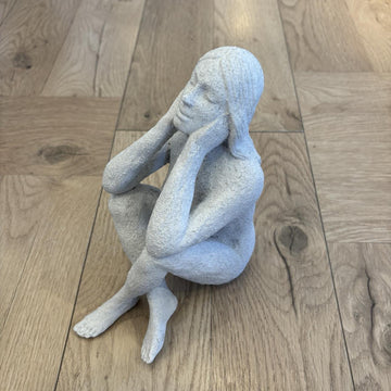 resin lady statue