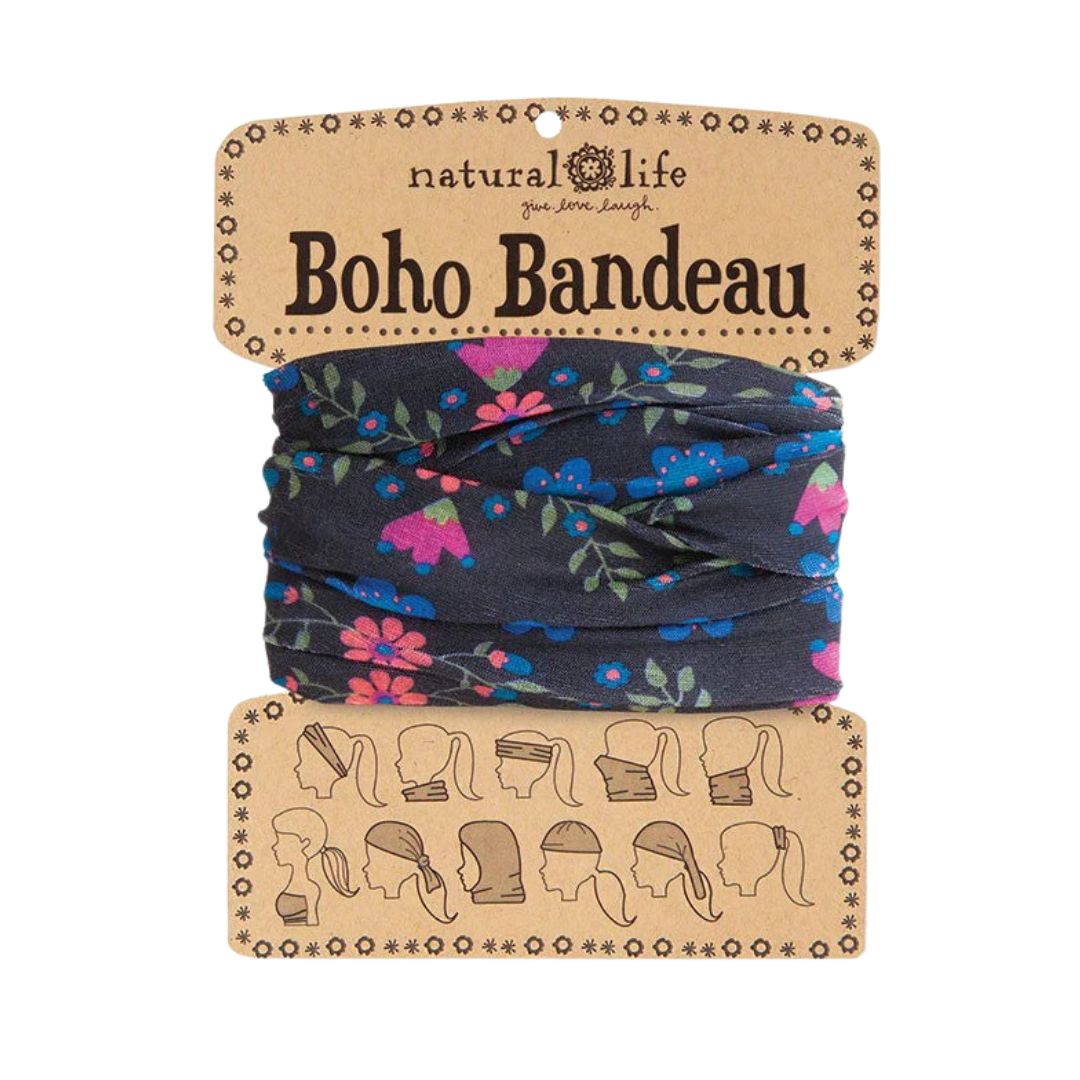 Bandeau  Black Green Ivy