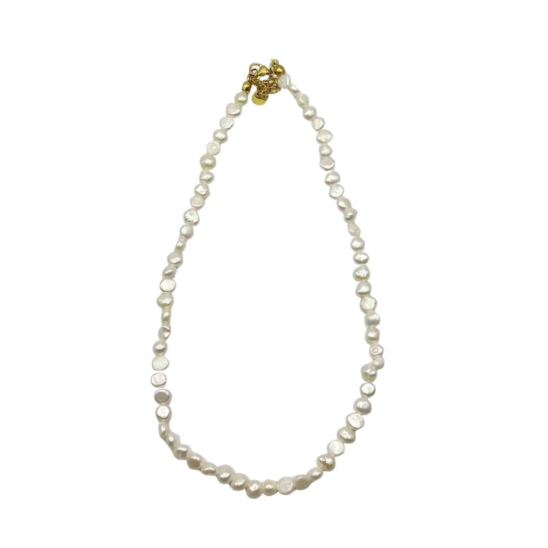 Freshwater Scalloped Pearl Necklace