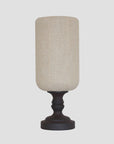 Medina Linen and Glass Lamp