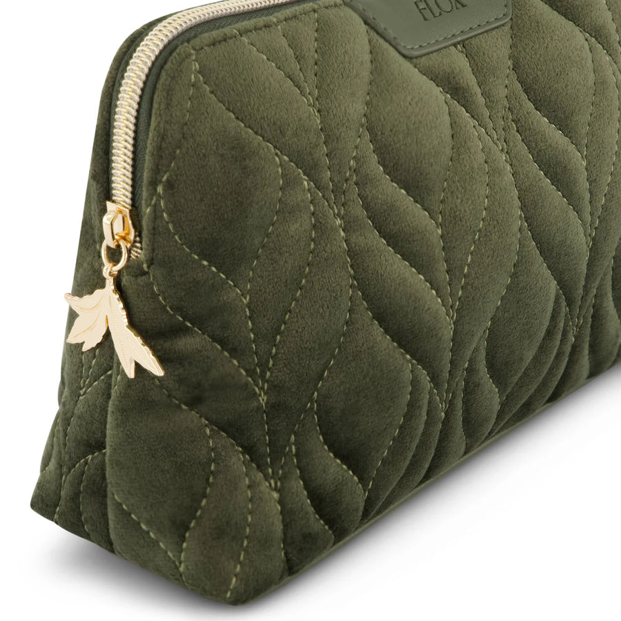 Flox Ahi Velvet Cosmetic Bag - Medium