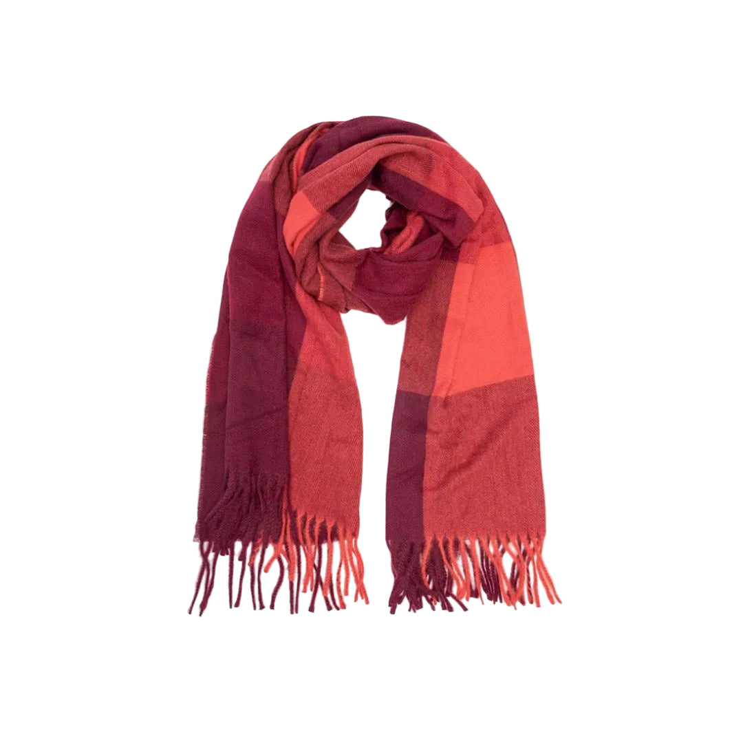 Mulled wine check scarf by Antler