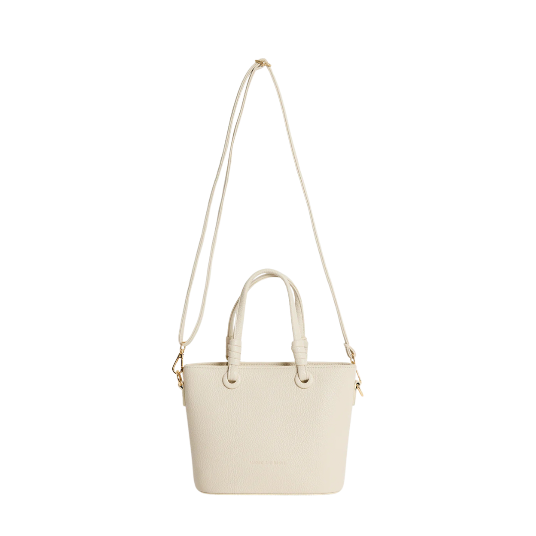 Siena Small Knot Top Bag - Beige