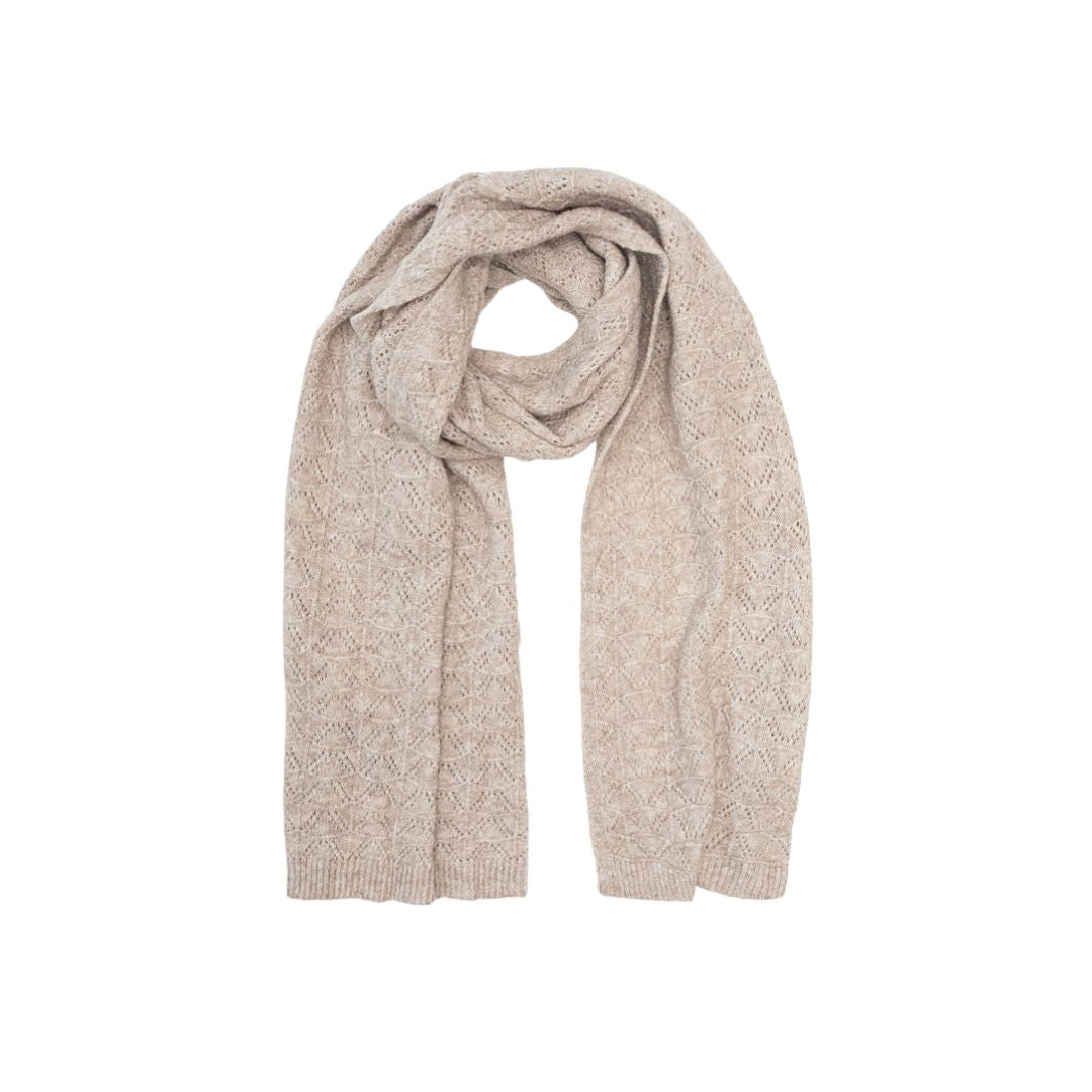 Oat Scallop Scarf by Antler
