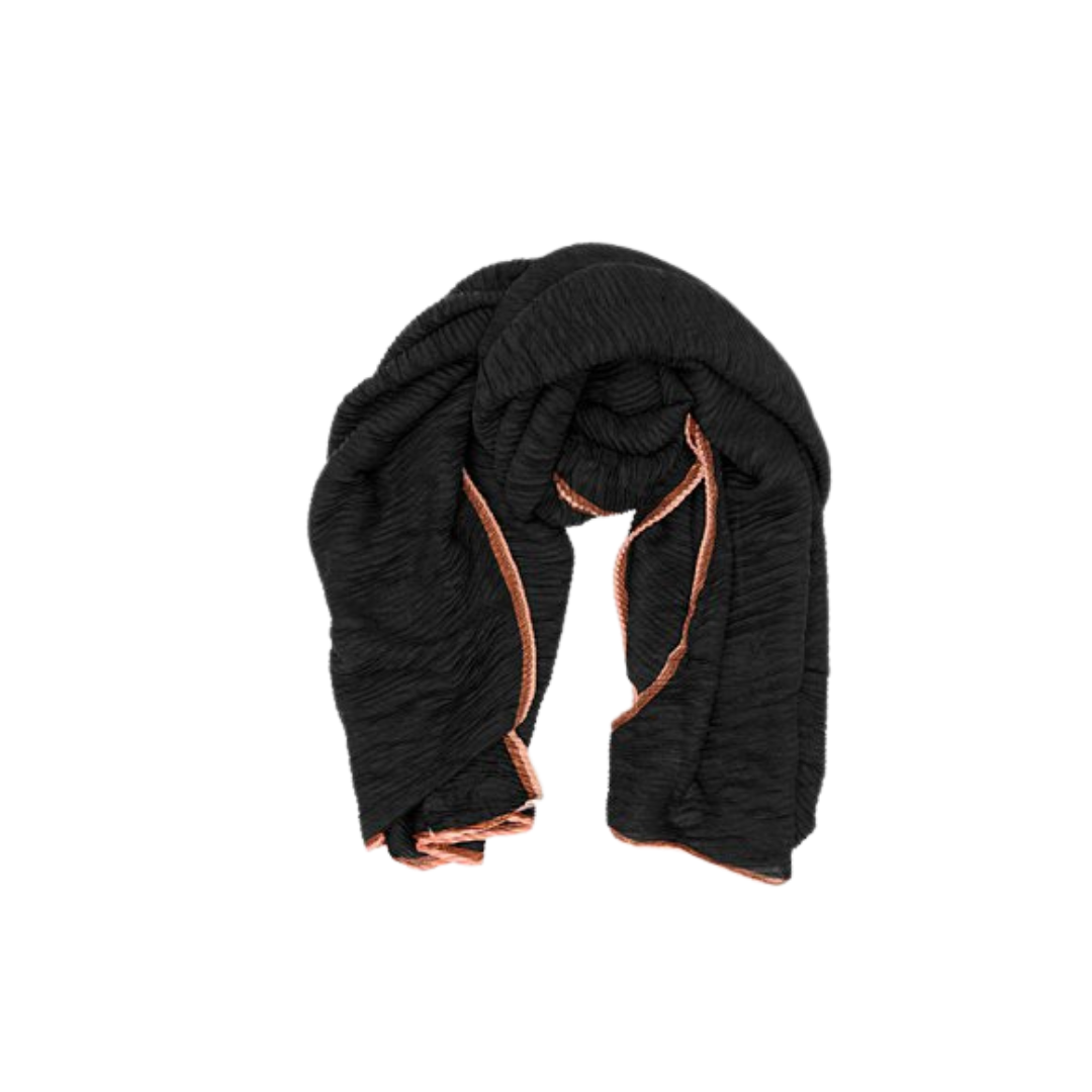 Textured Lurex Scarf