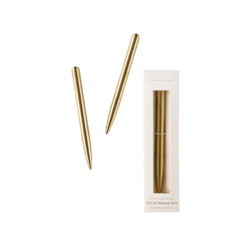 Solid Brass Ballpoint Twist Pen