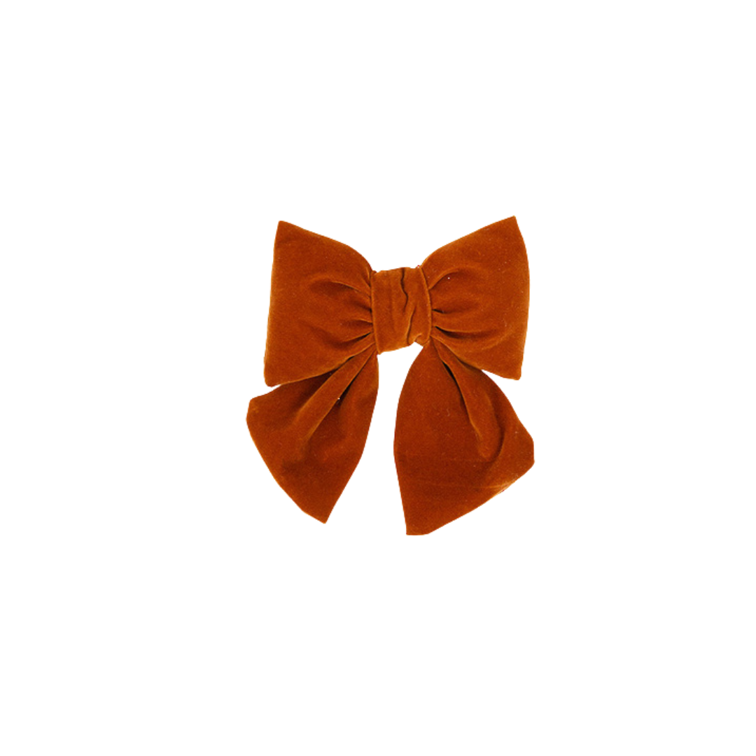 Christmas - Velvet Bow with Clip | Small