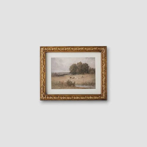 Vintage Landscape Wall Art by French Country
