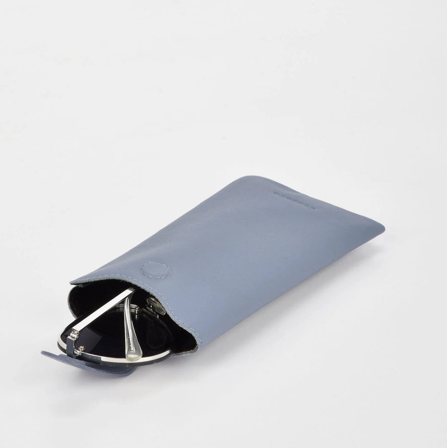 Leather Glasses Case - Vision | Blue