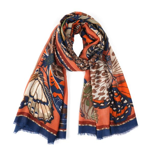 Wing Scarf - Blue