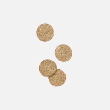 Citta Woven Coasters Natural