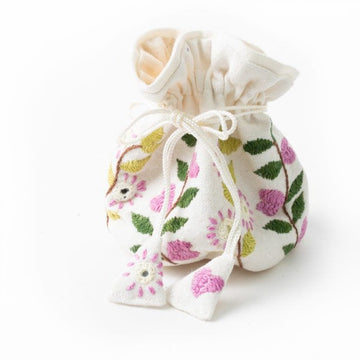 Jewellery Pouch - Pink Floral
