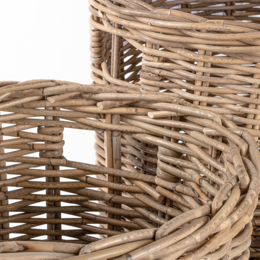 Trade Aid Rattan baskets round