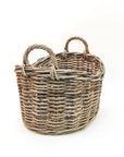 Trade aid oval rattan baskets