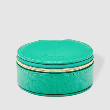 Jewellery Case - Small Round Sisco | Spearmint