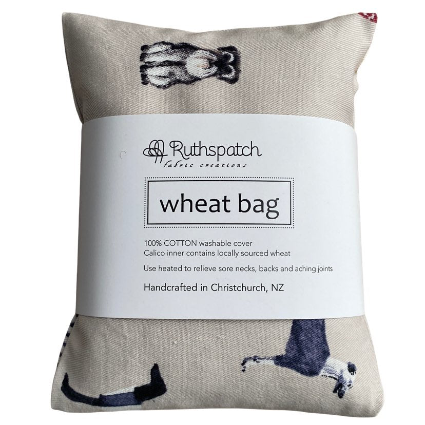 Ruthspatch Cotton Wheat Bag - Dogs