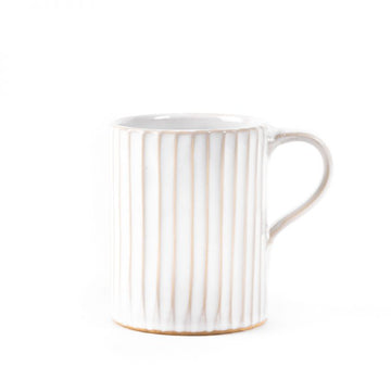 Stoneware Mug-White Stripe by TradeAid