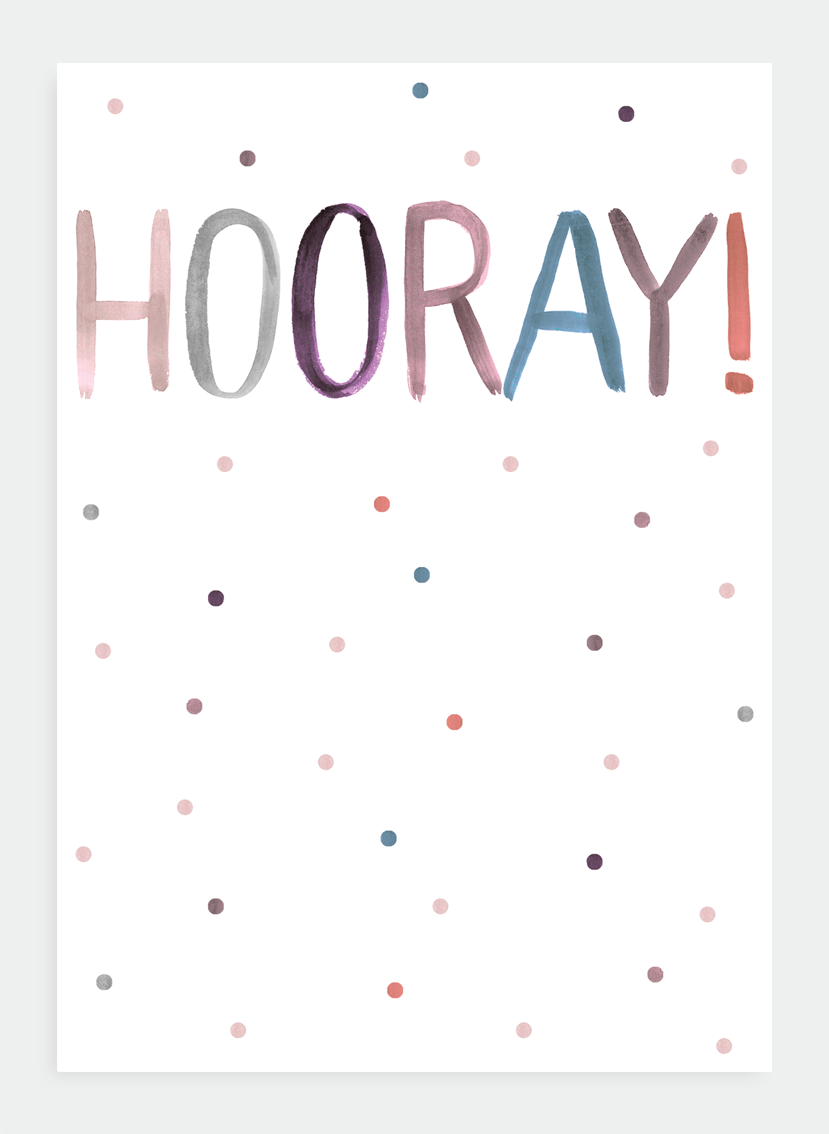 Poppy Card - Hooray | Shelf home and gifts