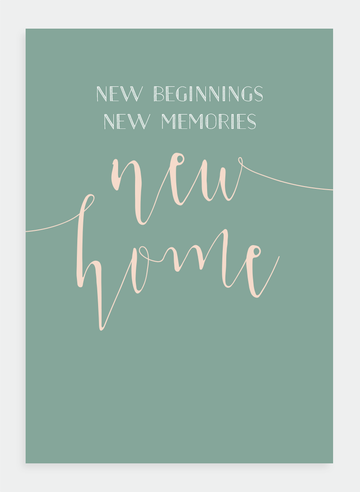 Poppy Card - New Home | Shelf home and gifts