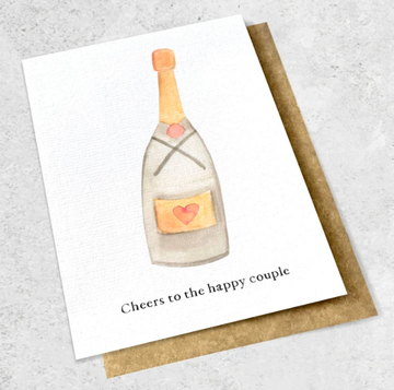 Ink Bomb Card Large - Cheers Happy Couple | shelf home and gifts