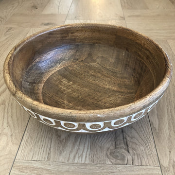 Patterned Wooden Bowls  stoneleigh and Robertson | shelf home and gifts