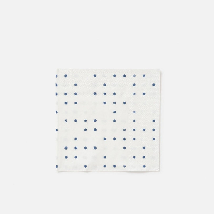 Dieter Dot Navy White Napkin | Shelf Home and Gifts