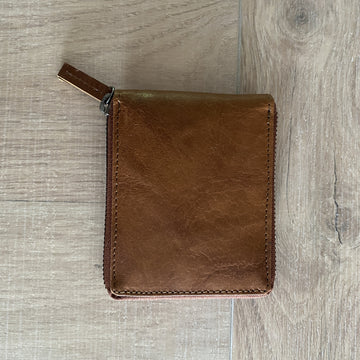 Leather Wallet - Aris Brandy