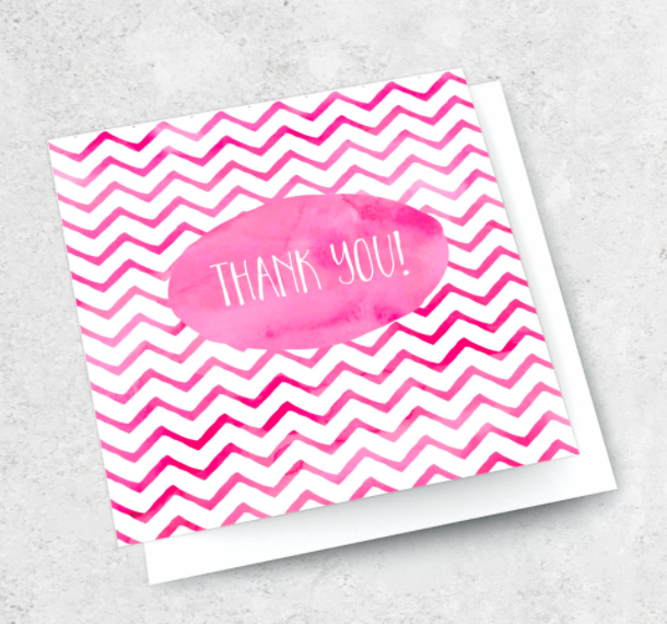 Ink Bomb Card - Thank You | Shelf Home and Gifts