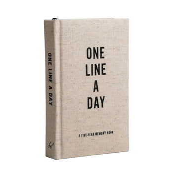 One Line a Day 5 Year Memory Book - Canvas