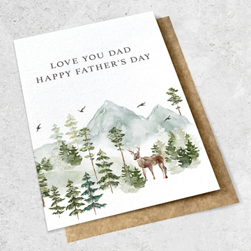 Ink Bomb Card Large - Father's Day / Love You | shelf home and gifts