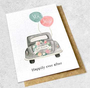Ink Bomb Card Large - Happy Ever After | shelf home and gifts